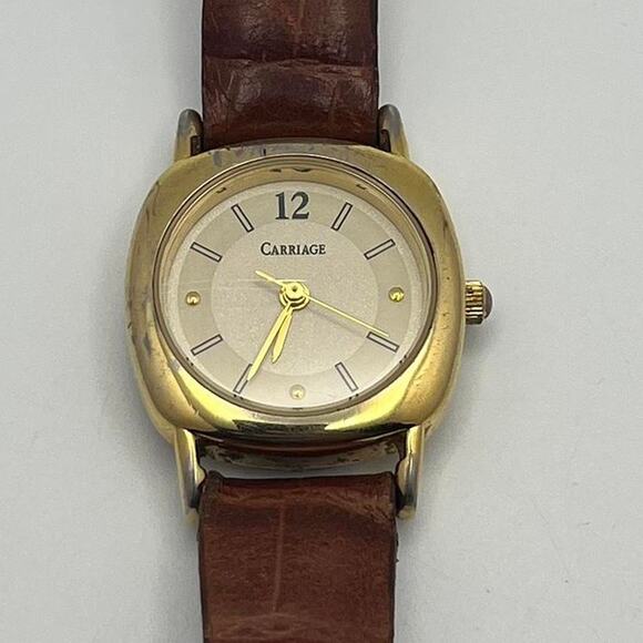 Vintage gold carriage watch - Picture 1 of 3